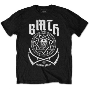 Bring Me The Horizon - Unisex T-Shirt: Crooked (Small) ryhmässä Minishops / Bring Me The Horizon @ Bengans Skivbutik AB (4400472)