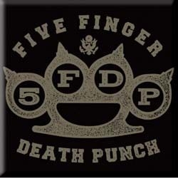 Five Finger Death Punch - Fridge Magnet: Brass Knuckle ryhmässä Minishops / Five Finger Death Punch @ Bengans Skivbutik AB (4400474)