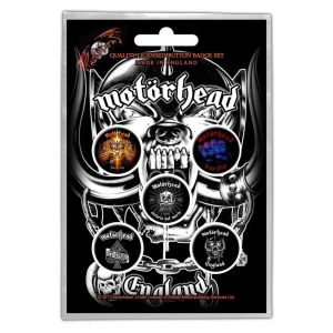 Motorhead - England Button Badge Pack ryhmässä MERCH @ Bengans Skivbutik AB (4400508)