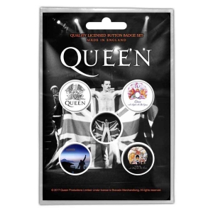 Queen - Freddie Button Badge Pack ryhmässä Minishops / Queen @ Bengans Skivbutik AB (4400510)