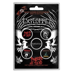 The Exploited - Punks Not Dead Button Badge Pack ryhmässä Minishops / The Exploited @ Bengans Skivbutik AB (4400516)