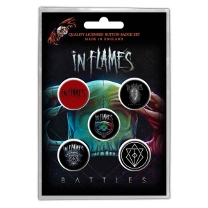 In Flames - Battles Button Badge Pack ryhmässä MERCH @ Bengans Skivbutik AB (4400525)