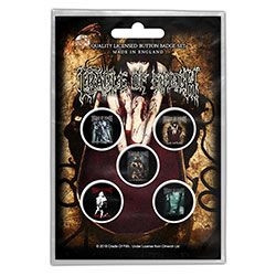 Cradle Of Filth - Button Badge Pack: Albums (Retail Pack) ryhmässä Minishops / Cradle Of Filth @ Bengans Skivbutik AB (4400528)