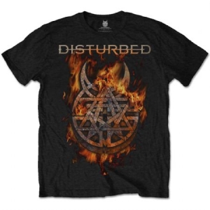 Disturbed - Unisex T-Shirt: Burning Belief (XX-Large) ryhmässä Minishops / Disturbed @ Bengans Skivbutik AB (4400529)