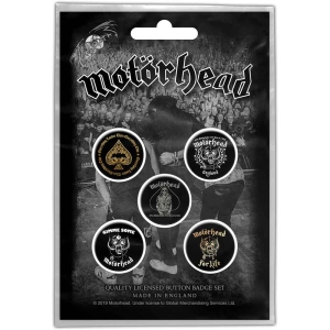 Motorhead - Clean Your Clock Button Badge Pack ryhmässä Minishops / Motörhead @ Bengans Skivbutik AB (4400531)