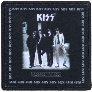 Kiss - Dressed To Kill Printed Patch ryhmässä MERCH @ Bengans Skivbutik AB (4400559)