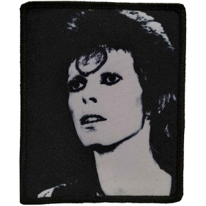 David Bowie - Black & White Printed Patch ryhmässä MERCH @ Bengans Skivbutik AB (4400561)