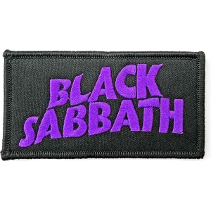 Black Sabbath - Wavy Logo Woven Patch ryhmässä Minishops / Black Sabbath @ Bengans Skivbutik AB (4400562)