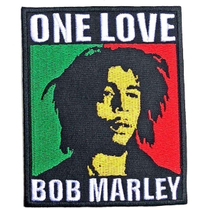 Bob Marley - One Love Woven Patch ryhmässä Minishops / Bob Marley @ Bengans Skivbutik AB (4400568)