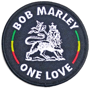 Bob Marley - Lion Woven Patch ryhmässä Minishops / Bob Marley @ Bengans Skivbutik AB (4400569)