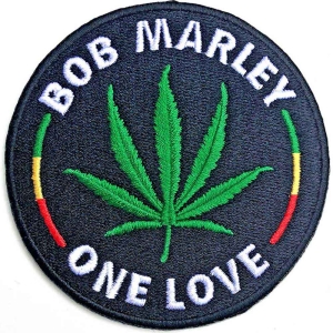 Bob Marley - Leaf Woven Patch ryhmässä Minishops / Bob Marley @ Bengans Skivbutik AB (4400570)