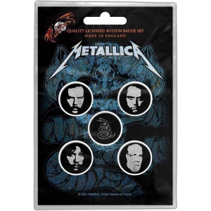 Metallica - Wherever I May Roam Button Badge ryhmässä MERCH @ Bengans Skivbutik AB (4400576)