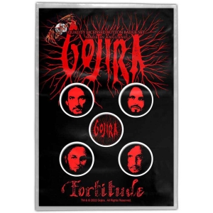 Gojira - Fortitude Button Badge Pack ryhmässä MERCH @ Bengans Skivbutik AB (4400589)