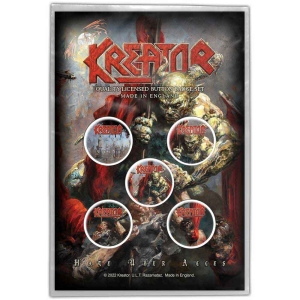 Kreator - Hate Uber Alles Button Badge Pack ryhmässä MERCH @ Bengans Skivbutik AB (4400591)