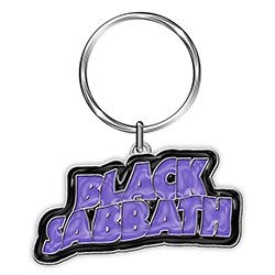 Black Sabbath - Keychain: Logo (Enamel In-Fill) ryhmässä Minishops / Black Sabbath @ Bengans Skivbutik AB (4400780)