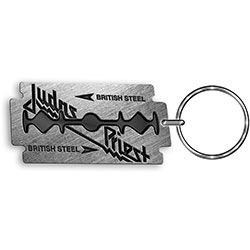 Judas Priest - Keychain: British Steel (Enamel In-Fill) ryhmässä Minishops / Judas Priest @ Bengans Skivbutik AB (4400804)