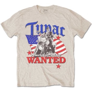 Tupac - Unisex T-Shirt: Most Wanted (Small) ryhmässä Minishops /  @ Bengans Skivbutik AB (4400806)