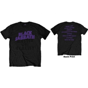 Black Sabbath - Unisex T-Shirt: Masters of Reality Album (Back Print) (Small) ryhmässä Minishops / Black Sabbath @ Bengans Skivbutik AB (4400860)