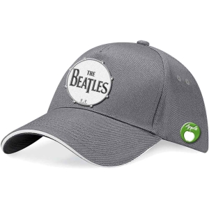 The Beatles - Drum Grey Canvas Baseball C ryhmässä Minishops / Beatles @ Bengans Skivbutik AB (4400870)