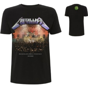 Metallica - Unisex T-Shirt: Stockholm '86. (Back Print) (Small) ryhmässä MERCH @ Bengans Skivbutik AB (4401036)