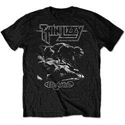 Thin Lizzy - Unisex T-Shirt: Nightlife (Small) ryhmässä Minishops / Thin Lizzy @ Bengans Skivbutik AB (4401180)