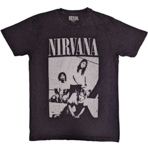 Nirvana - Unisex T-Shirt: Sitting (Distressed) (Large) ryhmässä Minishops / Nirvana @ Bengans Skivbutik AB (4401197)