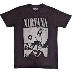 Nirvana - Unisex T-Shirt: Sitting (Distressed) (XX-Large) ryhmässä Minishops / Nirvana @ Bengans Skivbutik AB (4401263)