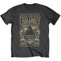 Pink Floyd - Unisex T-Shirt: Carnegie Hall Poster (Small) ryhmässä Minishops / Pink Floyd @ Bengans Skivbutik AB (4401277)