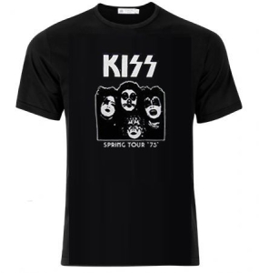 Kiss - Kiss T-Shirt Spring Tour '75 ryhmässä MERCH @ Bengans Skivbutik AB (4401339)