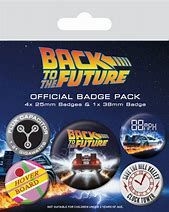 Back To The Future (Delorean) Badge Pack ryhmässä MERCH @ Bengans Skivbutik AB (4401368)