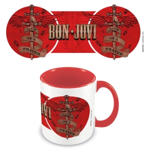 Bon Jovi (Livin' On A Prayer) Red Colour ryhmässä -Start Merch @ Bengans Skivbutik AB (4401400)