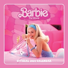 Barbie - Barbie The Movie Official Calender 2024 ryhmässä MERCH / Kalenterit Varastomyynnit @ Bengans Skivbutik AB (4405103)