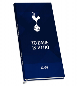 Tottenham Hotspur Fc - Tottenham Hotspur Fc 2024 Slim Diary ryhmässä MERCH / Kalenterit Varastomyynnit @ Bengans Skivbutik AB (4406377)