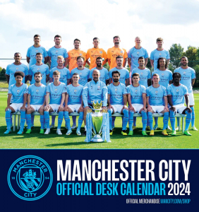 Manchester City Fc - Manchester City Fc 2024 Desk Easel ryhmässä MERCH @ Bengans Skivbutik AB (4406381)