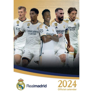 Real Madrid Fc - Real Madrid Fc 2024 A3 Calendar ryhmässä MERCH @ Bengans Skivbutik AB (4406388)