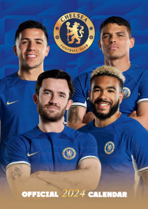 Chelsea Fc - Chelsea Fc 2024 A3 Calendar ryhmässä MERCH / Kalenterit Varastomyynnit @ Bengans Skivbutik AB (4406389)