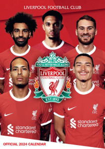 Liverpool Fc - Liverpool Fc 2024 A3 Calendar ryhmässä MERCH @ Bengans Skivbutik AB (4406390)