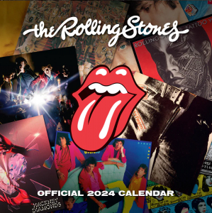 Rolling Stones - Rolling Stones 2024 Square Calendar ryhmässä MERCH / Kalenterit Varastomyynnit @ Bengans Skivbutik AB (4406394)