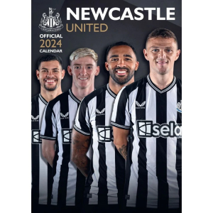 Newcastle United Fc - Newcastle United Fc 2024 A3 Calendar ryhmässä MERCH / Kalenterit Varastomyynnit @ Bengans Skivbutik AB (4406399)