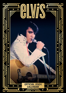 Elvis - Elvis 2024 A3 Calendar ryhmässä MERCH / Kalenterit Varastomyynnit @ Bengans Skivbutik AB (4406412)