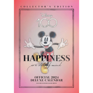 Disney - Disney 100 Quotes 2024 A3 Deluxe Calenda ryhmässä MERCH / Kalenterit Varastomyynnit @ Bengans Skivbutik AB (4406426)