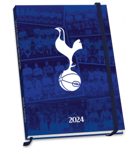 Tottenham Hotspur Fc - Tottenham Hotspur Fc 2024 A5 Diary ryhmässä MERCH / Kalenterit Varastomyynnit @ Bengans Skivbutik AB (4406432)