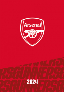 Arsenal Fc - Arsenal Fc 2024 A5 Diary ryhmässä MERCH / Kalenterit Varastomyynnit @ Bengans Skivbutik AB (4406433)