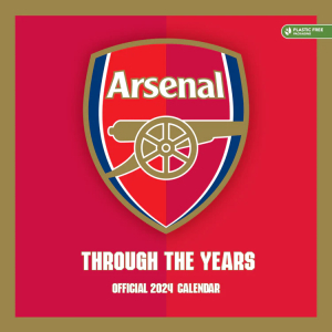 Arsenal Fc - Arsenal Square Legends Calendar (Plastic ryhmässä MERCH / Kalenterit Varastomyynnit @ Bengans Skivbutik AB (4406454)