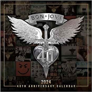 Bon Jovi - Bon Jovi 2024 Square Calendar ryhmässä Minishops / Bon Jovi @ Bengans Skivbutik AB (4406476)