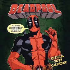 Deadpool - Deadpool (Marvel) 2024 Square Calendar ryhmässä MERCH @ Bengans Skivbutik AB (4406477)