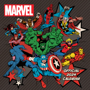 Marvel - Marvel 2024 Square Calendar ryhmässä MERCH @ Bengans Skivbutik AB (4406491)