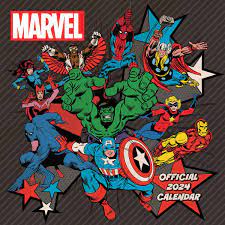 Marvel - Marvel Comics 2024 Square Calendar ryhmässä MERCH @ Bengans Skivbutik AB (4406492)