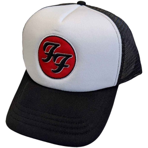 Foo Fighters - Ff Logo Bl/Wht Mesh-Back C ryhmässä Minishops / Foo Fighters @ Bengans Skivbutik AB (4408506)