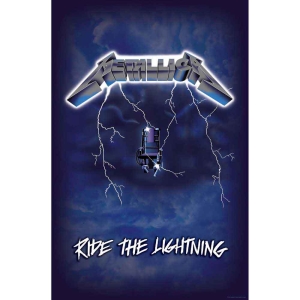 Metallica - Ride The Lightning Textile Poster ryhmässä MERCH @ Bengans Skivbutik AB (4408526)